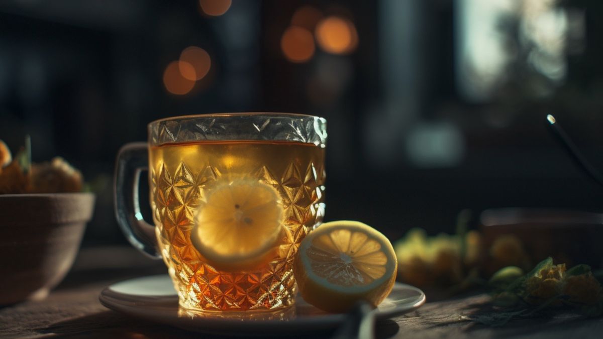 Melisa z cytryną i miodem