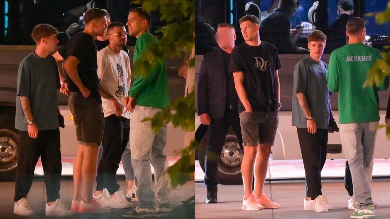 Piłkarze reprezentacji Polski imprezują na mieście