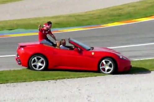 Szef Ferrari w pułapce (wideo)