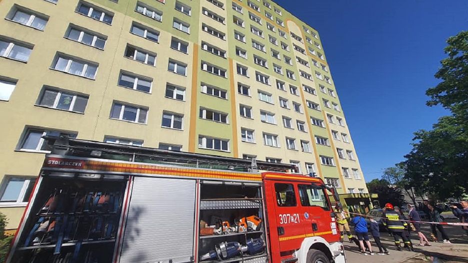 Łódź. W pożarze mieszkania zginęła jedna osoba 