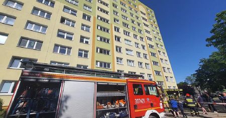 Tragiczny finał pożaru w Łodzi. Jedna osoba nie żyje