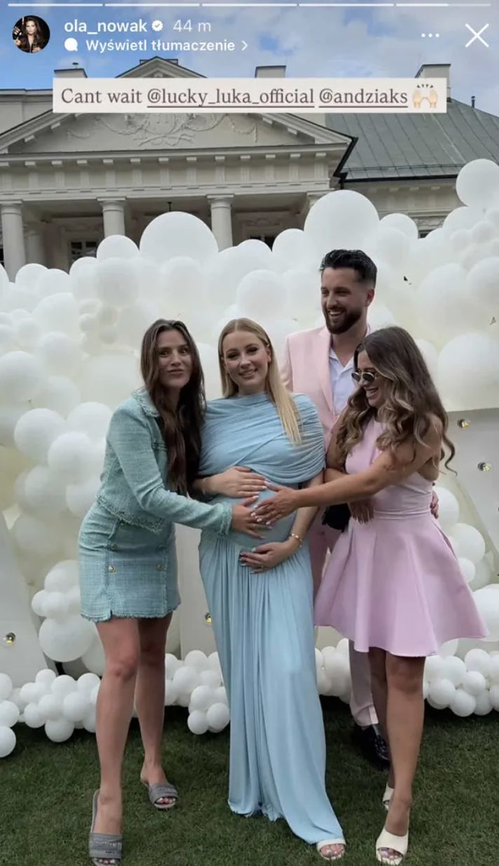 Kulisy gender reveal Andziaks i Luki