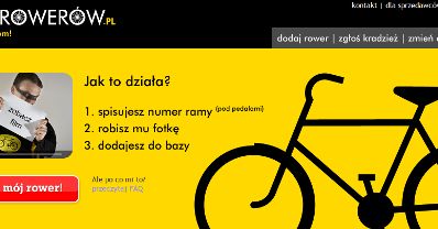 Zabezpiecz swój rower przez Internet