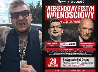 Popek i Korwin-Mikke będą gwiazdami... "Festynu Wolnościowego" w Częstochowie