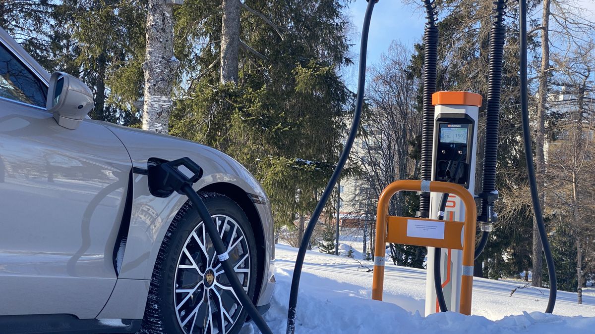 Porsche Taycan 4S Sport Turismo w Finlandii