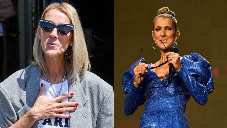 Naturalna Celine Dion BEZ MAKIJAŻU pozuje z kubkiem na łące (FOTO)