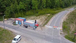 Tuż obok obwodnicy Bolesławia trwa zatłaczanie podziemnych pustek. Prace finansują Zakłady Górniczo-Hutnicze „Bolesław” S.A.