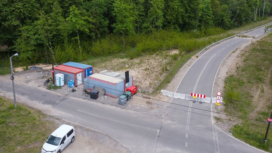 Parkowa w Bolesławiu - likwidacja podziemnych pustek