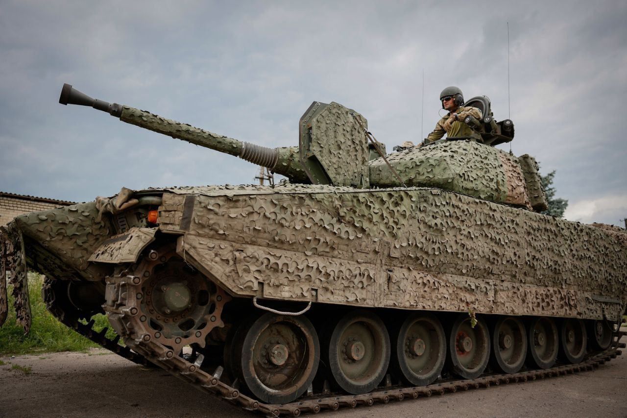 CV90 vehicle in Ukraine.