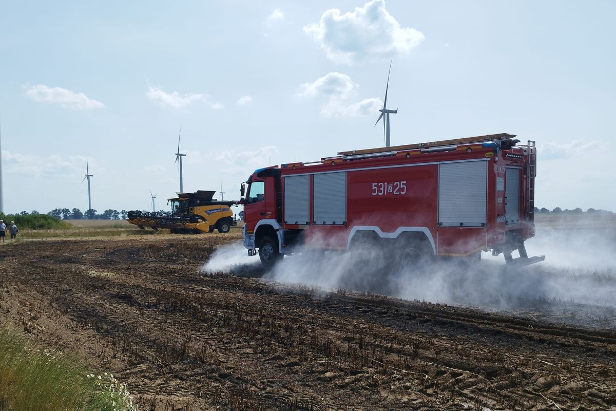 Strażacy znów w akcji. Zaczął się sezon na takie pożary, trzeba uważać