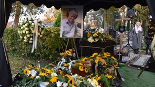 Malbork: Tłumy na pogrzebie Piotra Piesika