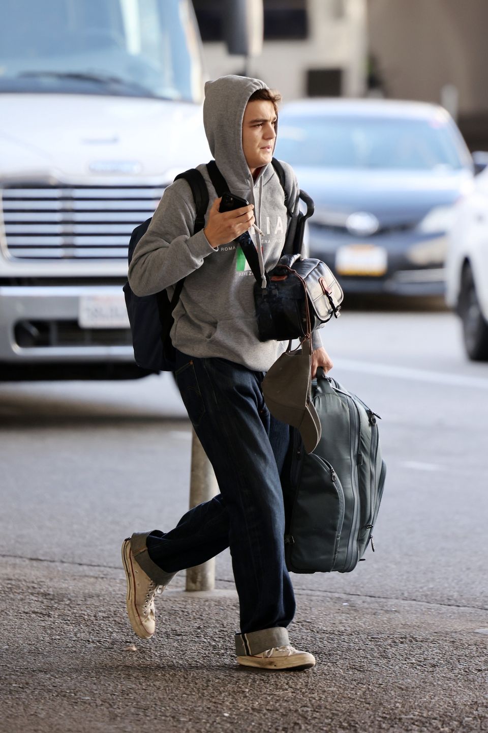 Syn Johnny'ego Deppa na lotnisku w Los Angeles