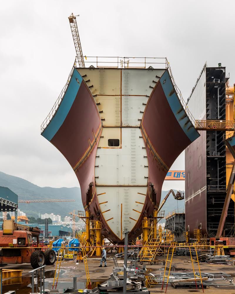 Matz Maersk Triple E - tak wygląda budowa największego statku świata 8