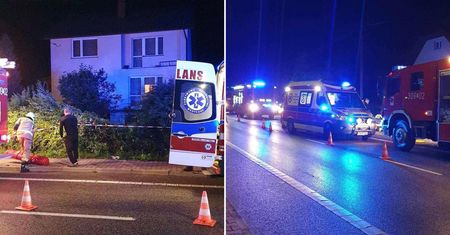 Koszmarny wypadek pod Kielcami. 19-latek wjechał w ludzi