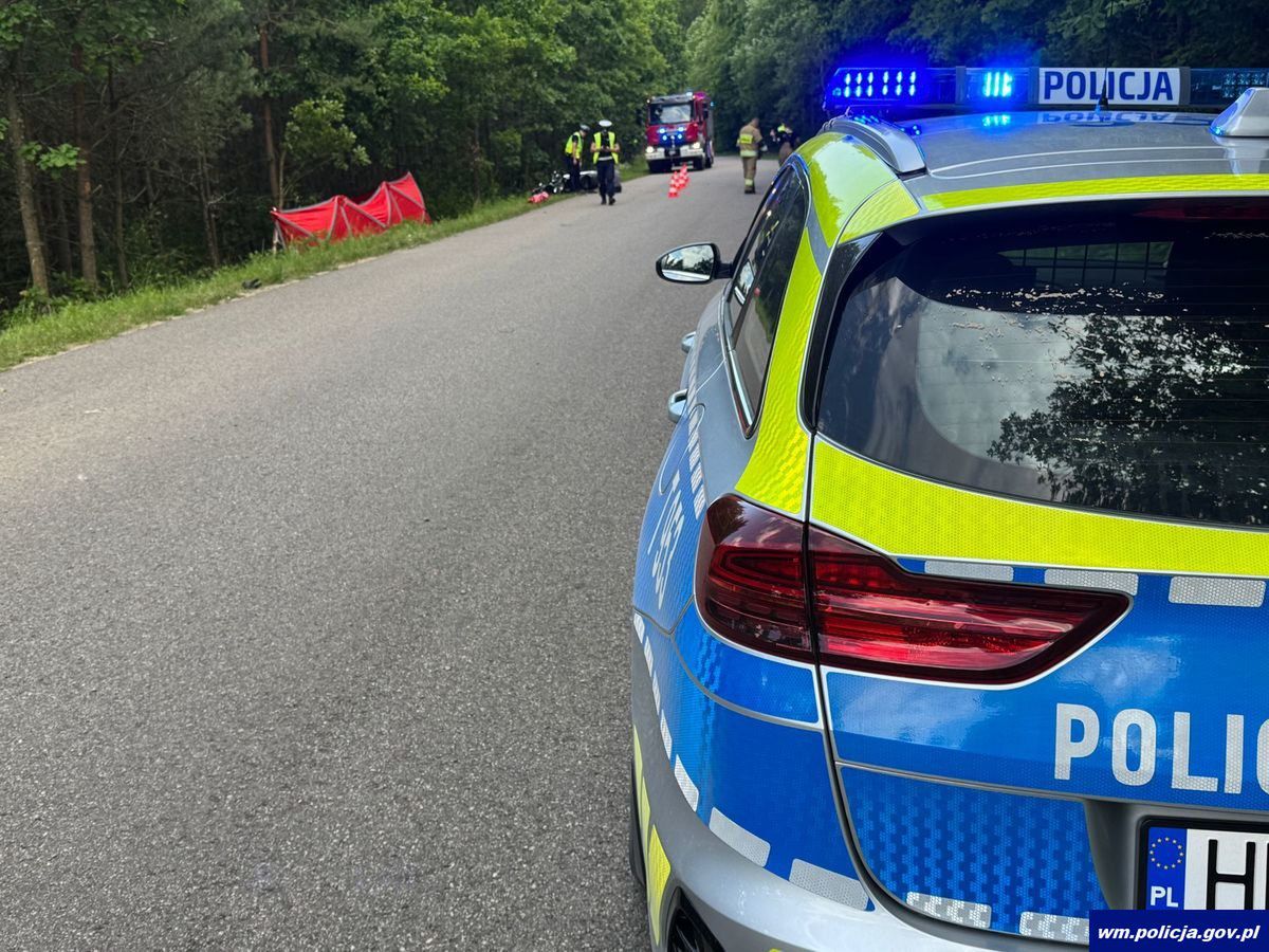 Tragiczny wypadek z udziałem motocyklisty. Nie żyje 42-latek