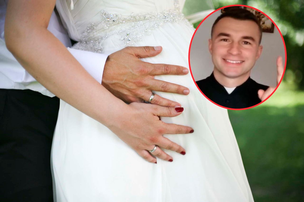 Dziecko przed ślubem? Młody ksiądz na TikToku powiedział, co o tym myśli