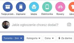 Facebook wprowadza w Polsce platformę Marketplace służącą do sprzedaż przedmiotów pomiędzy użytkownikami