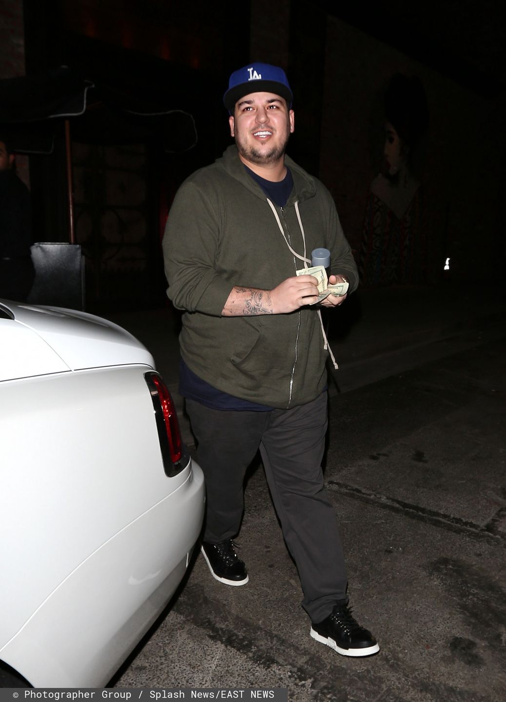 Odchudzony Rob Kardashian świętuje urodziny Khloe