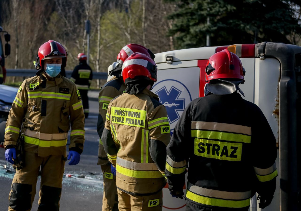 Wypadek na trasie S12 w woj. lubelskim (zdjęcie ilustracyjne) 