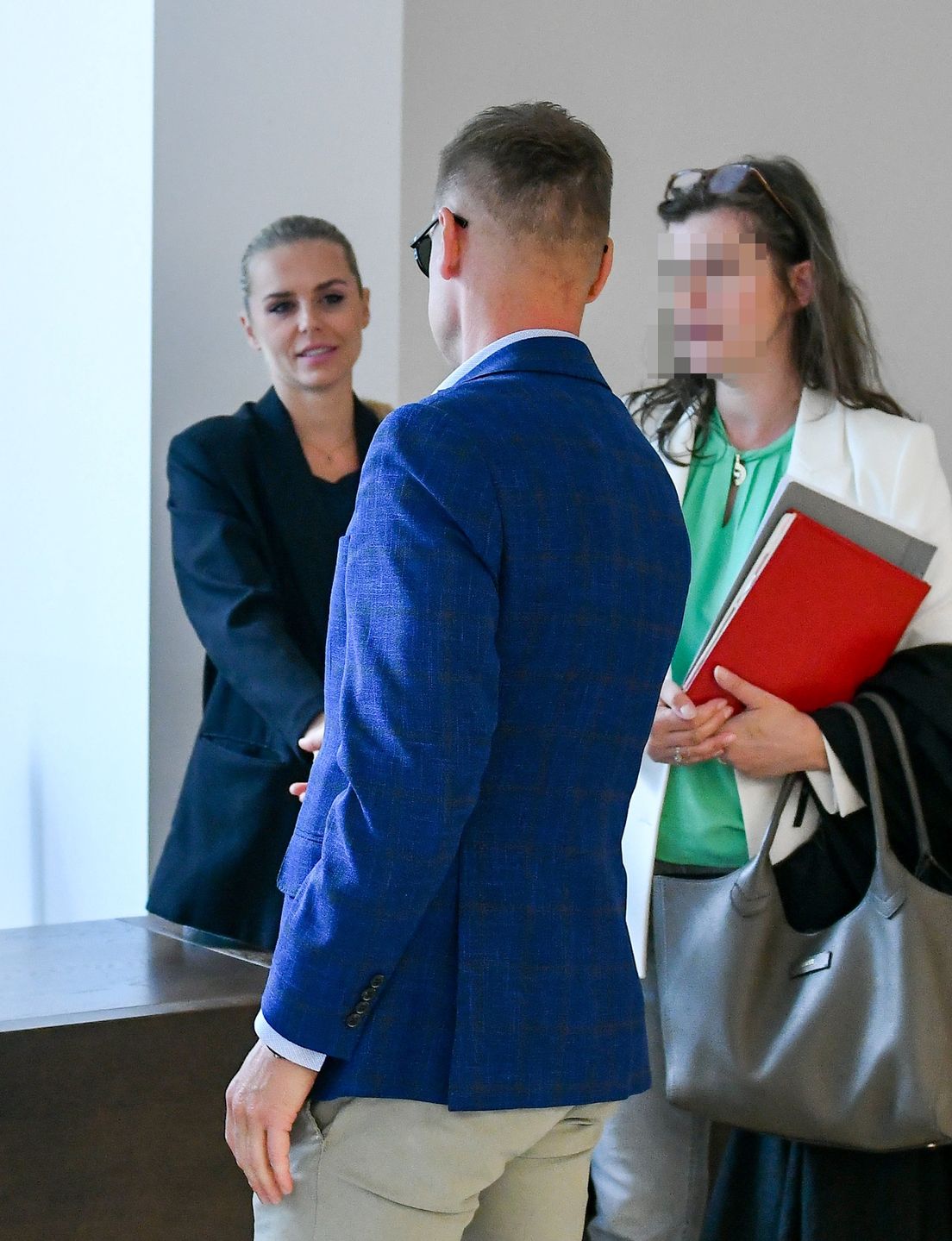 Marcin Mroczek i Marlena Muranowicz w sądzie