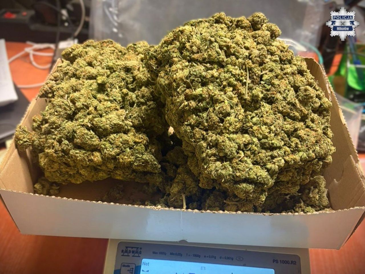 Mikołów: 33-latek wpadł podczas przewożenia kilograma marihuany