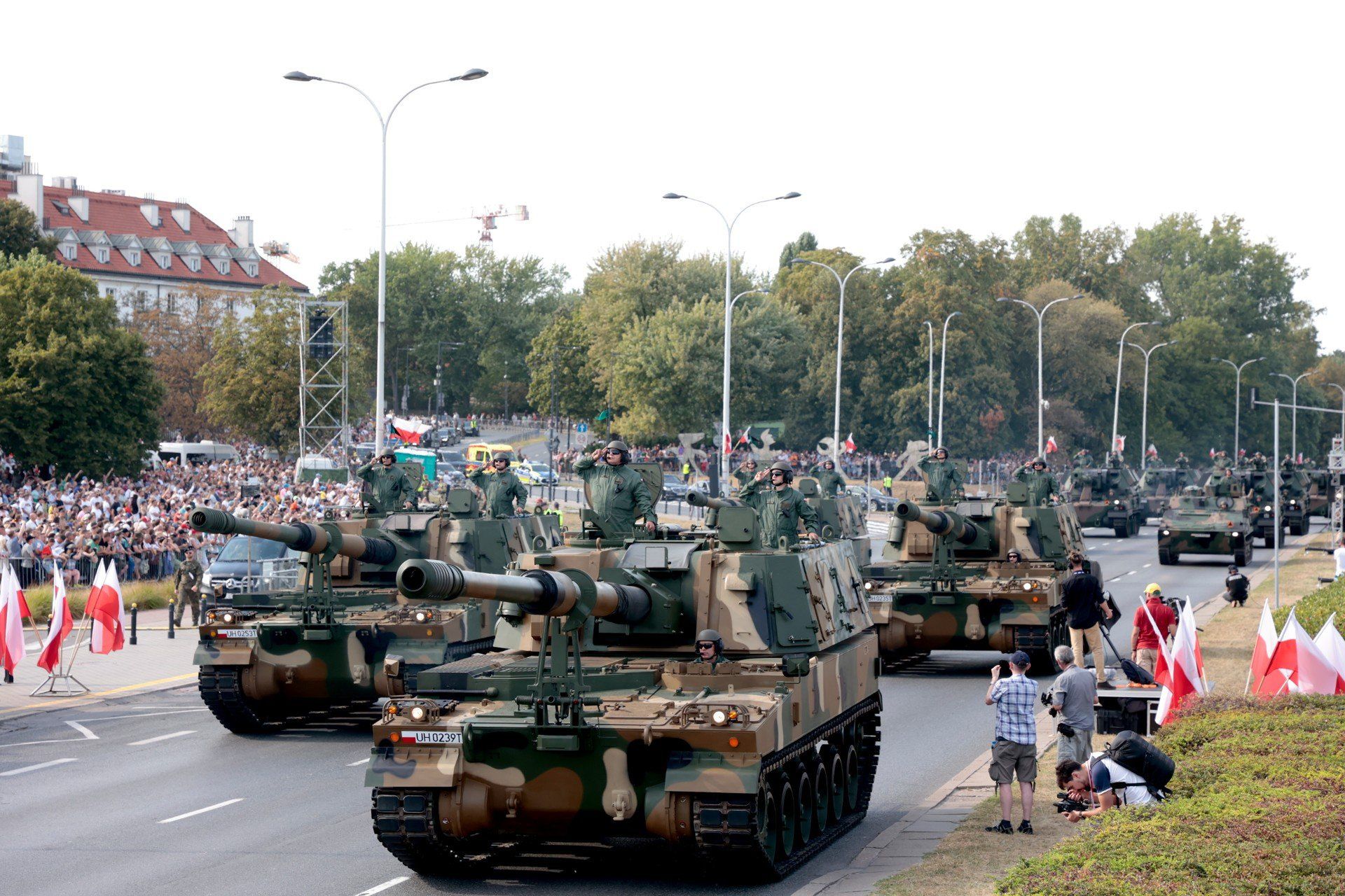 15.08.2024 WARSZAWA Święto Wojska Polskiego - parada wojskowa N/Z Fot. Adam Jankowski / Polska Press