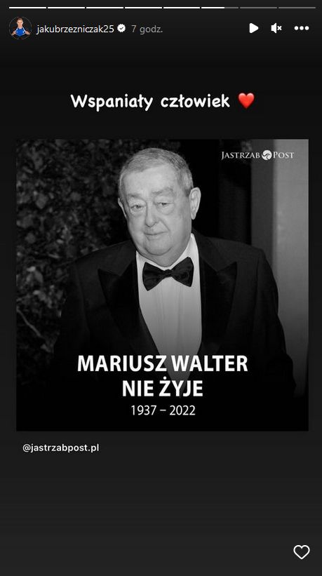 Jakub Rzeźniczak żegna Mariusza Waltera