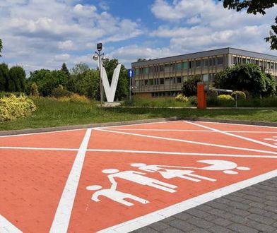 Tychy. Różowe miejsca parkingowe, specjalnie dla kobiet w ciąży i nowych rodziców