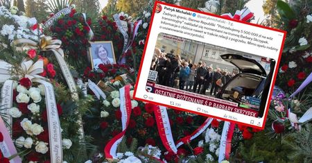 Banner nakładał się na trumnę. "Żadnych granic" w Republice i wPolsce24