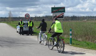 Wyprzedzanie rowerzystów na podwójnej ciągłej i zakazie. Czasem jest dozwolone