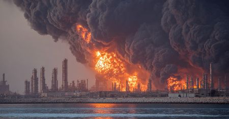 "Płomienie nad największym złożem gazu świata" – Izrael i USA uderzyły w rafinerię South Pars, Iran grozi odwetem na Zatoce