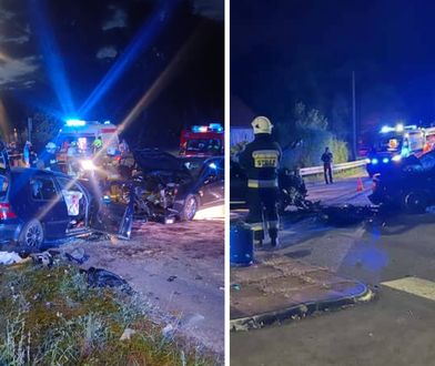 Groźny wypadek pod Kielcami. Pasażerem dwuletnie dziecko