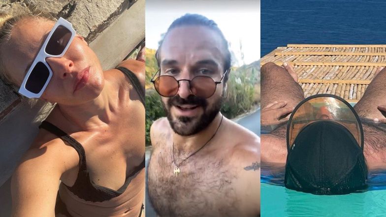 Katarzyna Warnke i Piotr Stramowski na wakacjach w Grecji 