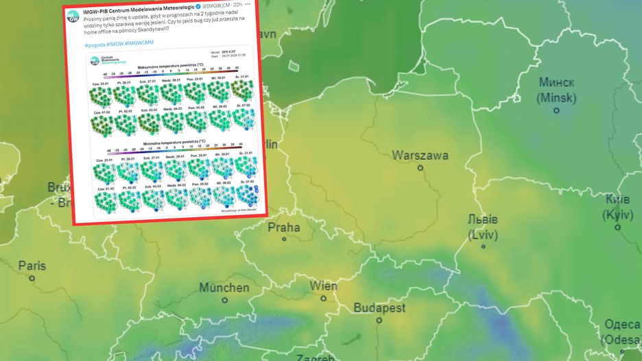 Pogoda. Czy będzie jeszcze zima? Synoptycy pokazali mapy