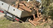 Skowieszyn: 63-latek z ponad 2 promilami wjechał dostawczym iveco do rowu. Zatrzymali go świadkowie