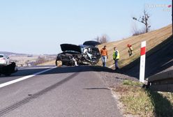 Koszmarny wypadek. Kierowca jechał pod prąd. Jest nagranie