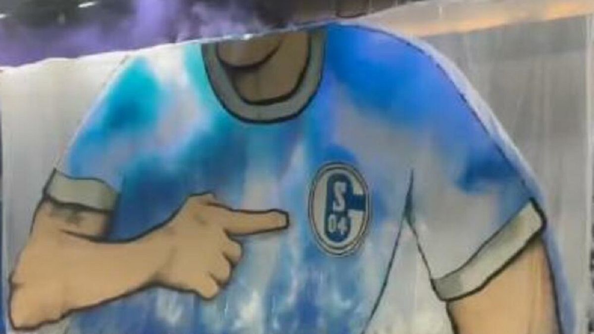 Oprawa kibiców Schalke 04 Gelsenkirchen