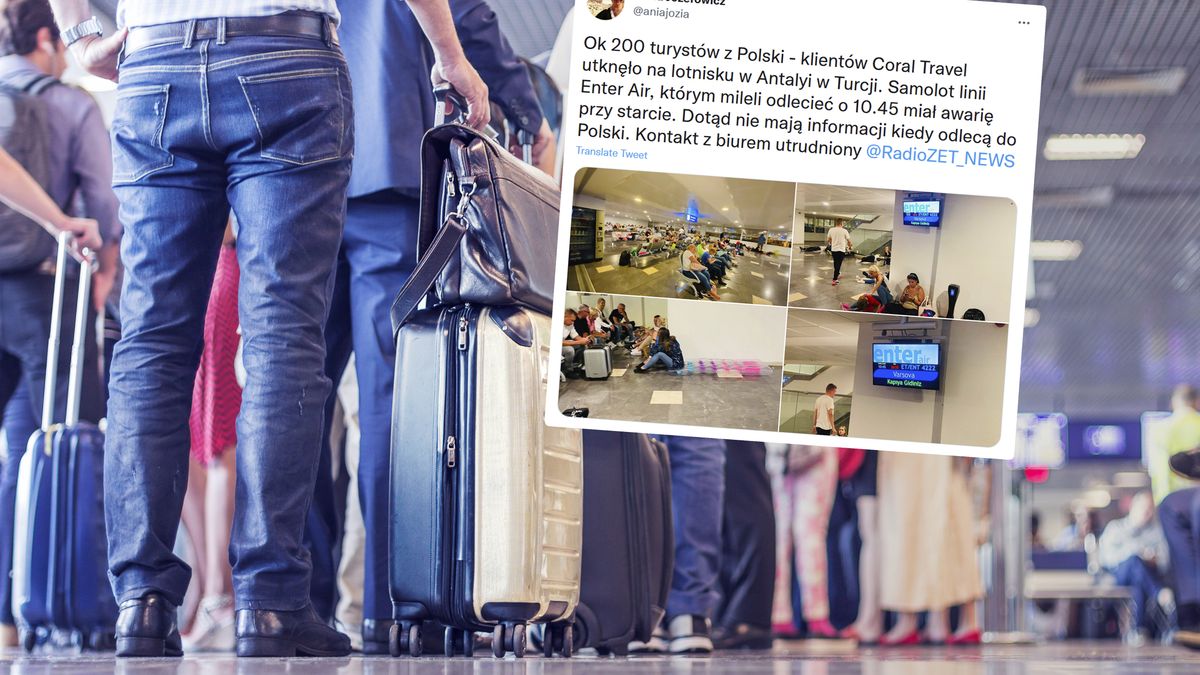 Blisko 200 Polaków utknęło na lotnisku w Turcji