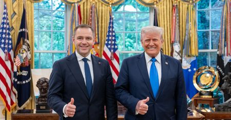 Wizyta Nawrockiego w USA. "Głębokie spory w podzielonej Polsce"