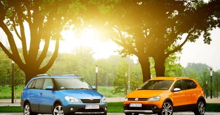 Škoda Fabia Combi Scout 1,2 TSI vs Volkswagen Cross Polo 1,2 TSI - inne [test autokult.pl]