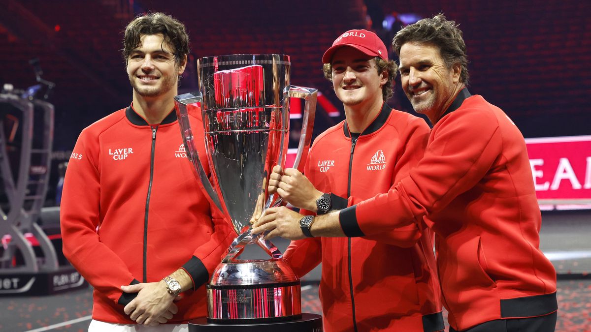 Joao Fonseca Pat Rafter (P) i Taylor Fritz (L) - reszta świata