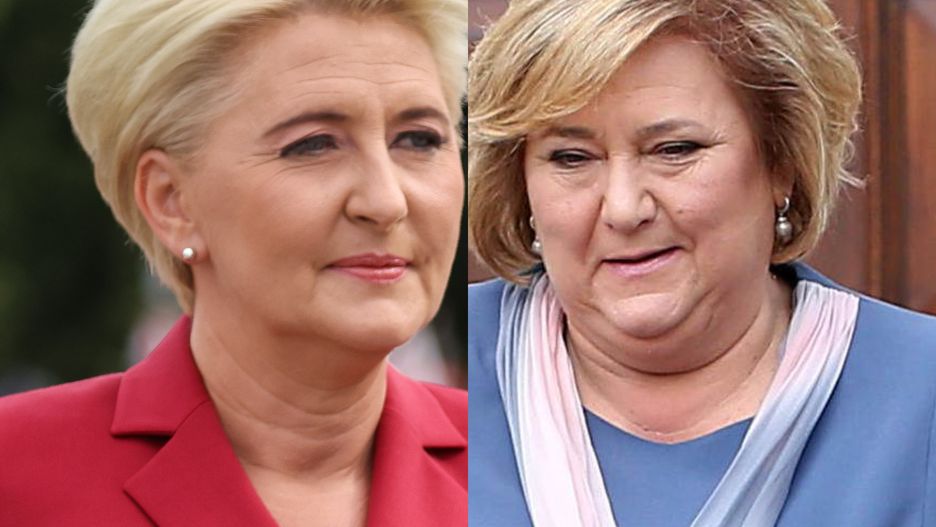 Agata Duda i Anna Komorowska