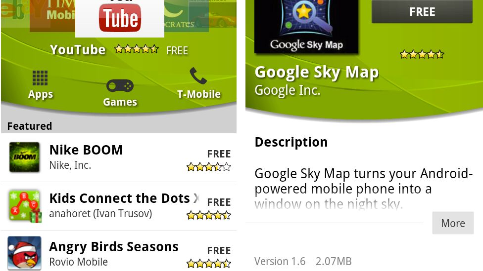 Google prezentuje interfejs nowego Android Marketu 1