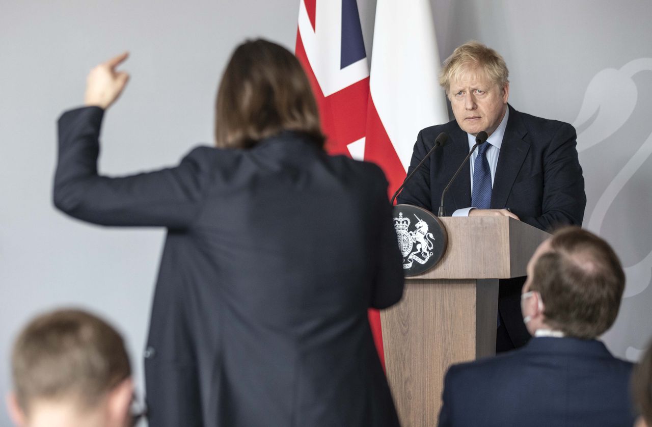 Boris Johnson wysłuchał apelu ukraińskiej dziennikarki Darii Kaleniuk