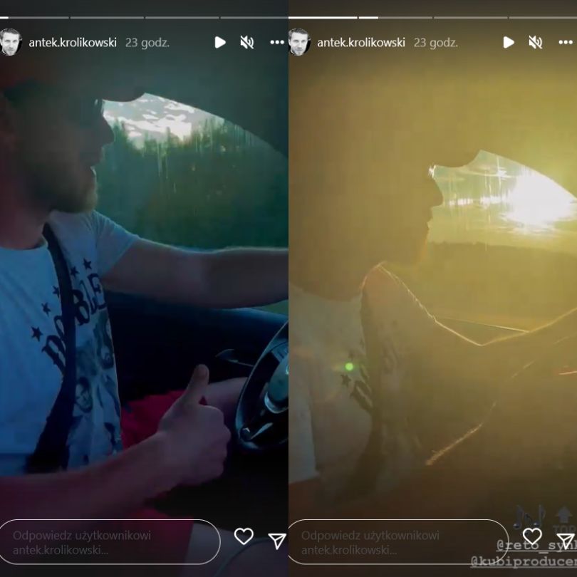 Antek Królikowski spędza pierwszą rocznicę ślubu z nową wybranką