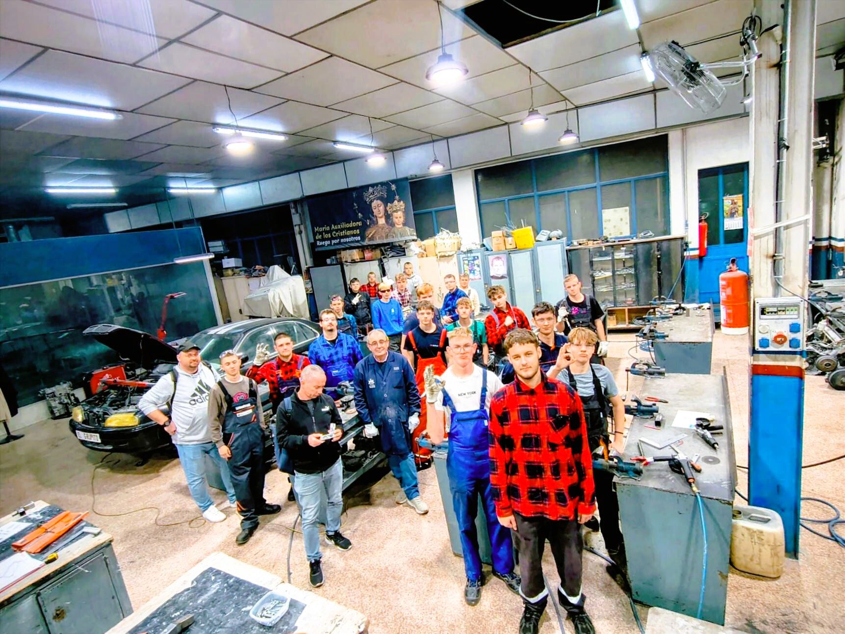 Uczniowie podczas programu ERASMUS+