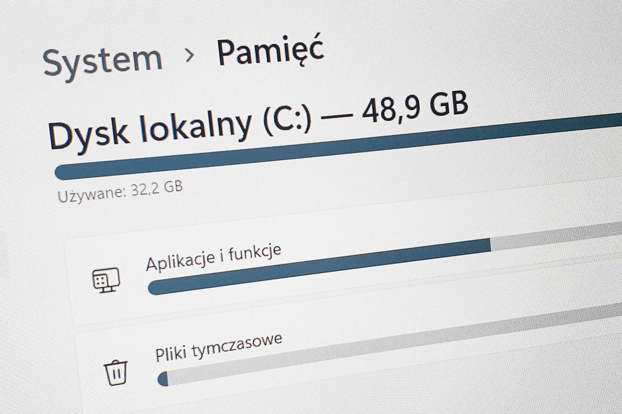 Windows 11 odcina się od Oczyszczania dysków - przynajmniej domyślnie