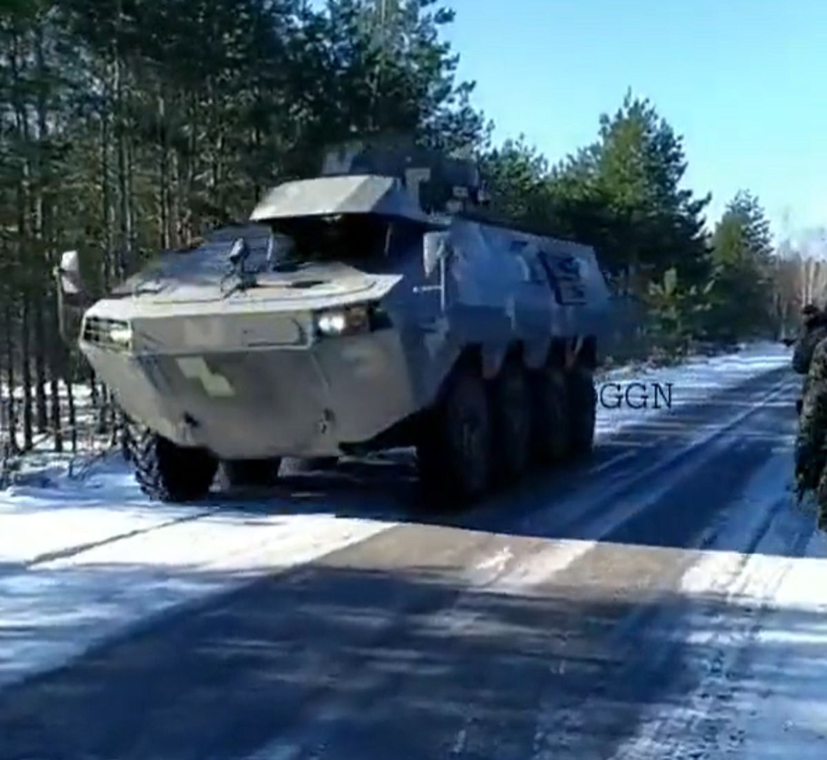 Zmodernizowany BTR-60M - Khorunzhiy