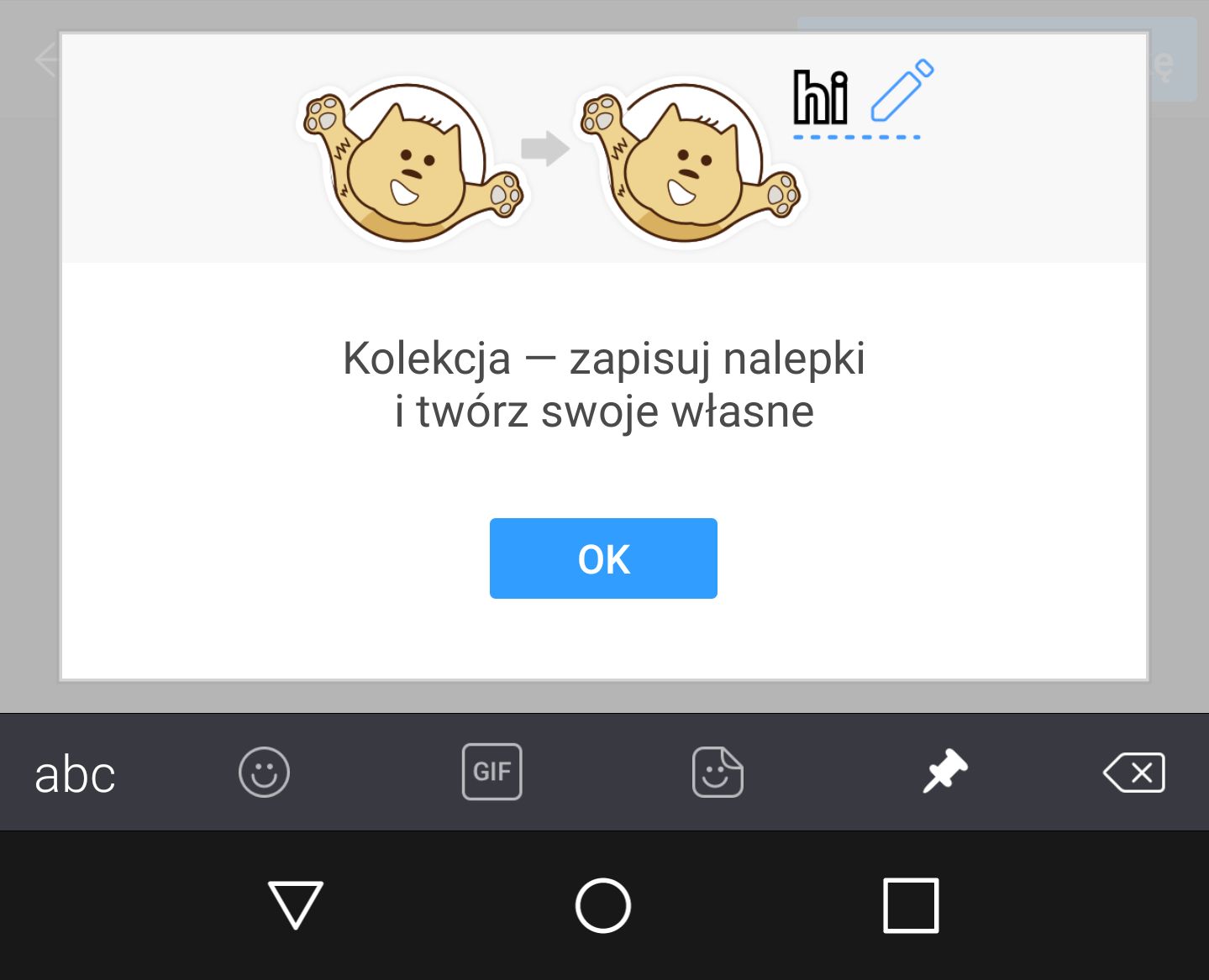 Kolekcje – sposób na szybsze znajdowanie ulubionych naklejek.