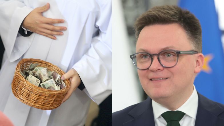 Tyle Szymon Hołownia daje na tacę